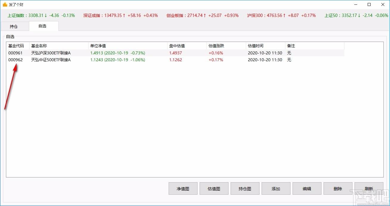 发了个财下载,基金估值获取软件,预计收益计算