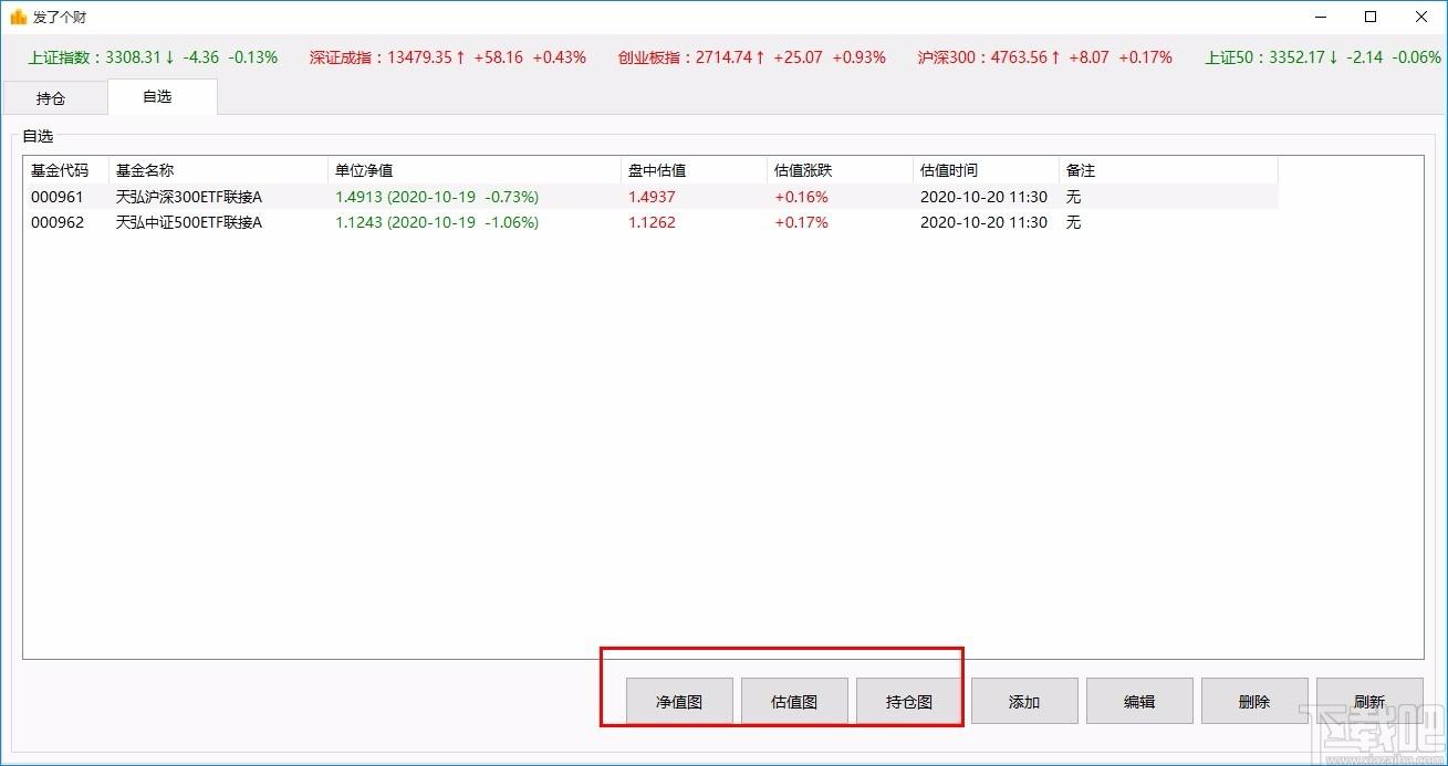 发了个财下载,基金估值获取软件,预计收益计算
